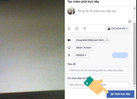 Hướng dẫn cách Live stream trên Facebook bằng máy tính