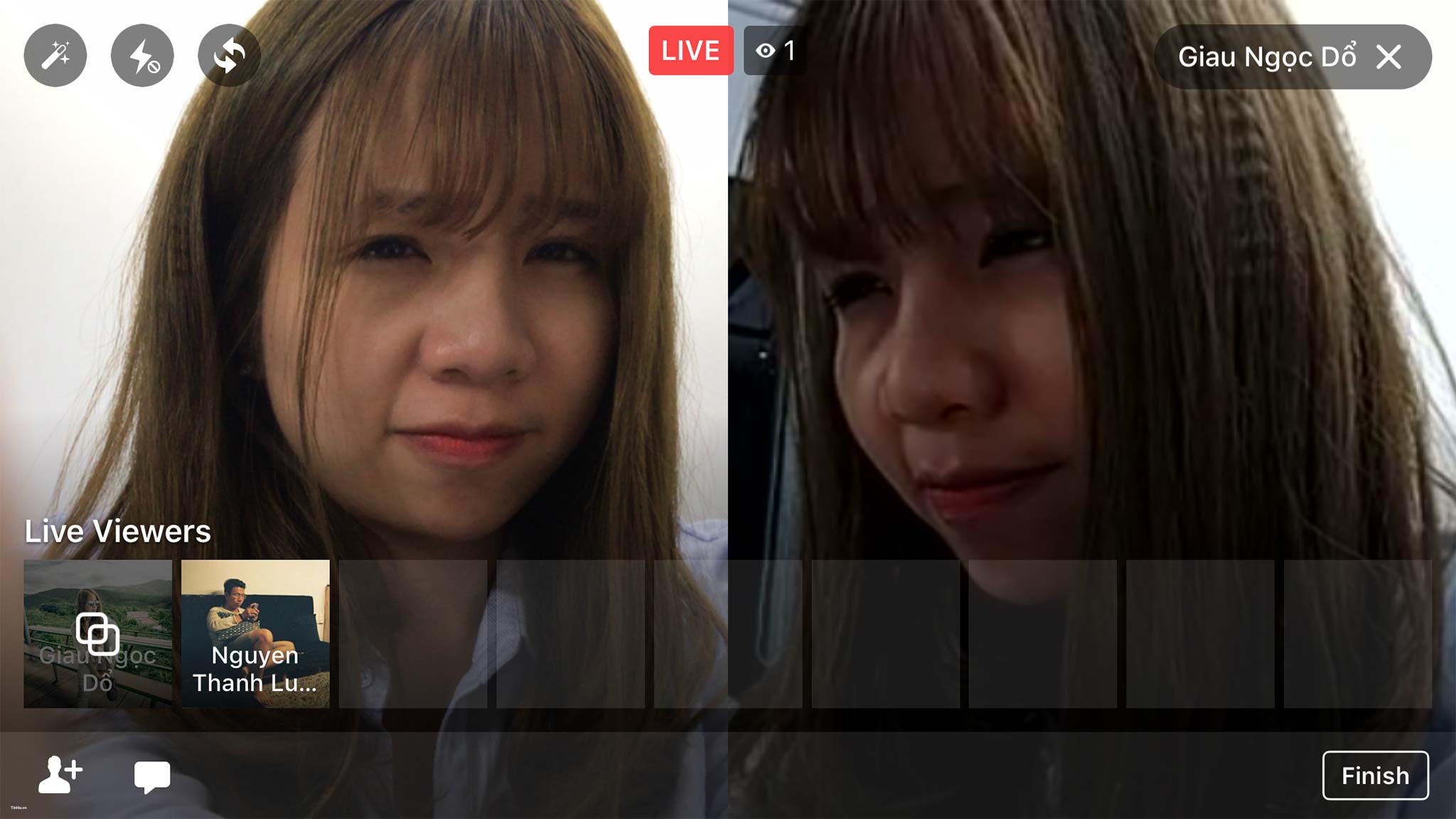 Tính năng Livestream hai người cùng lúc chính thức phổ cập tại Việt Nam