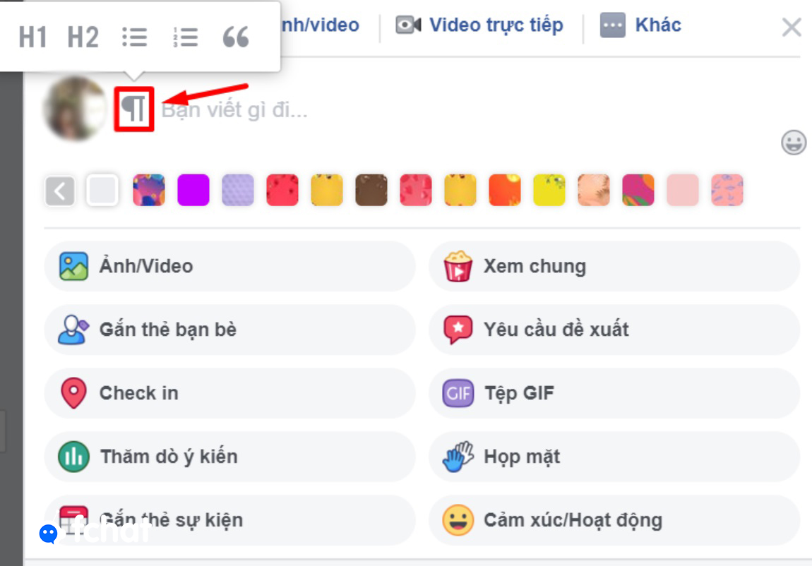 Cách làm chữ in đậm trên Facebook 2